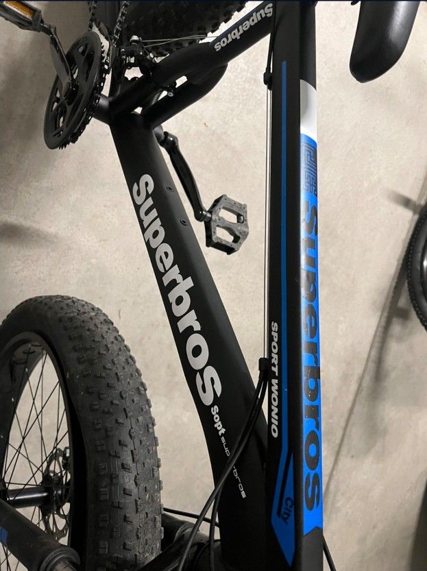 Super bros deals fat tire bike