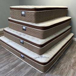 Full Organic Cloud Edition Europillow Top 12inch Mattress!