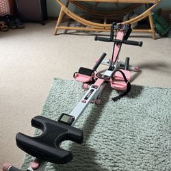 Tousains PINK 3-in-1 Rowing Machine