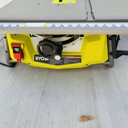 Ryobi 15 Amp 10 in. Compact Portable Corded Jobsite Table Saw with Folding Stand