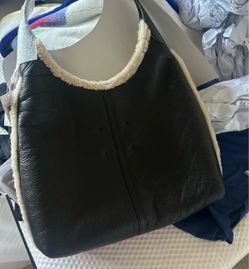 Coach Leather Sherpa Brooklyn Shoulder Bag 39