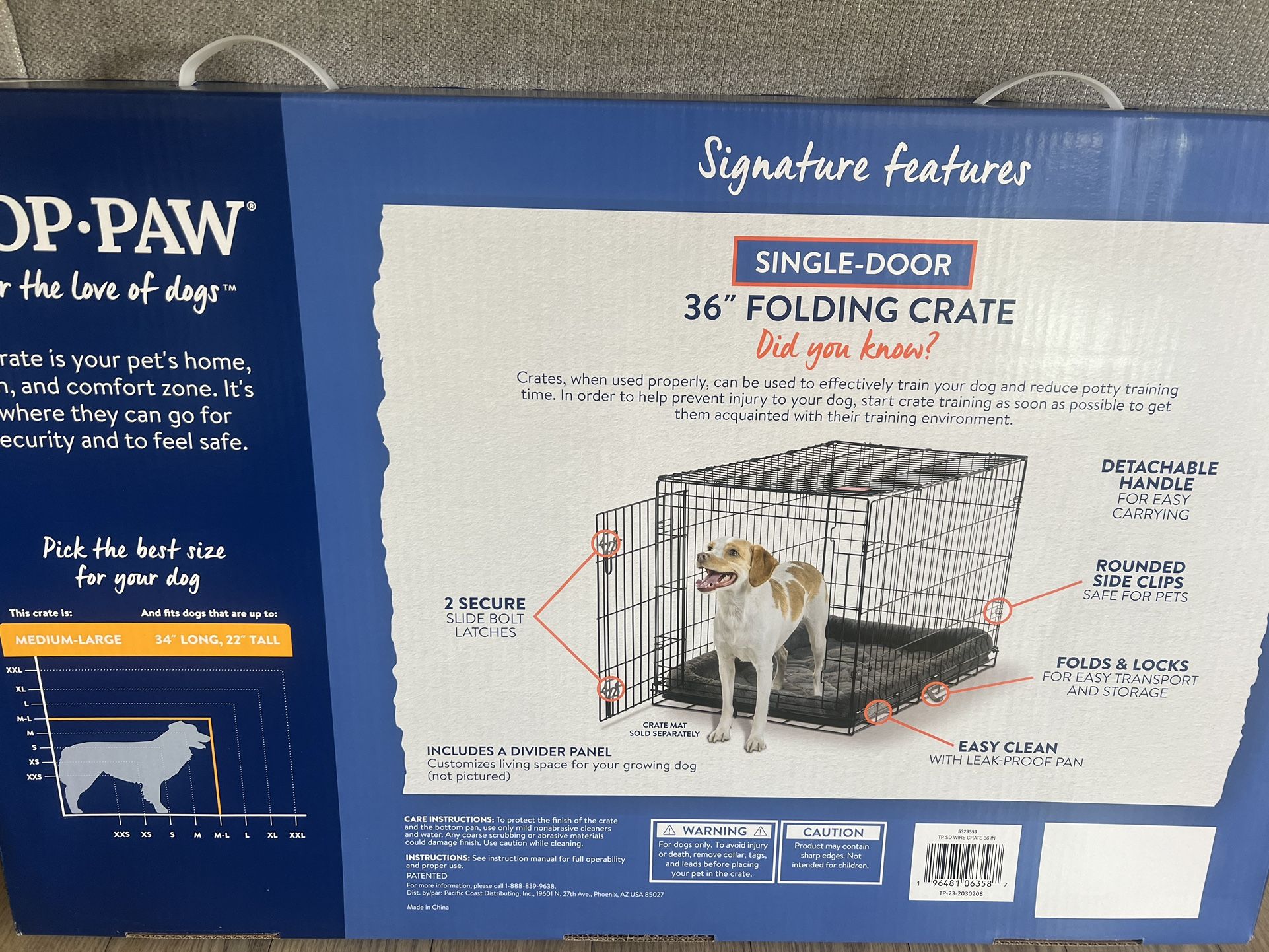 **New** Folding Dog Crate