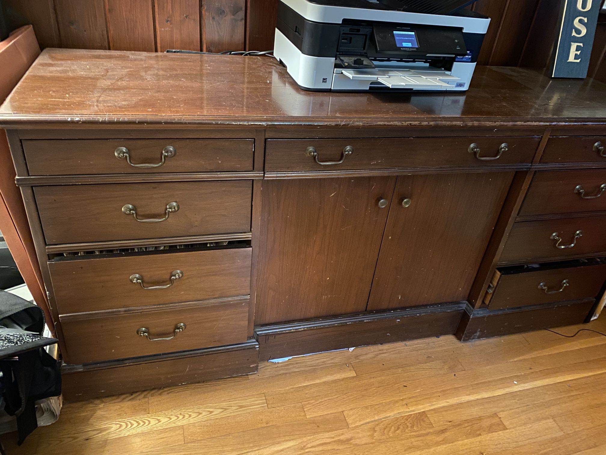 Cherry Hard Wood Office Credenza