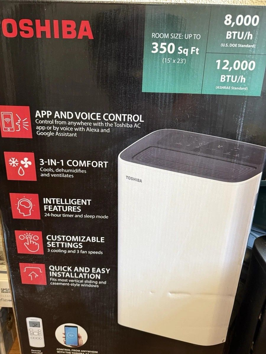 Toshiba Portable Air Conditoner 8000 Btu