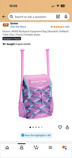 EASTON BASEBALL BAG
