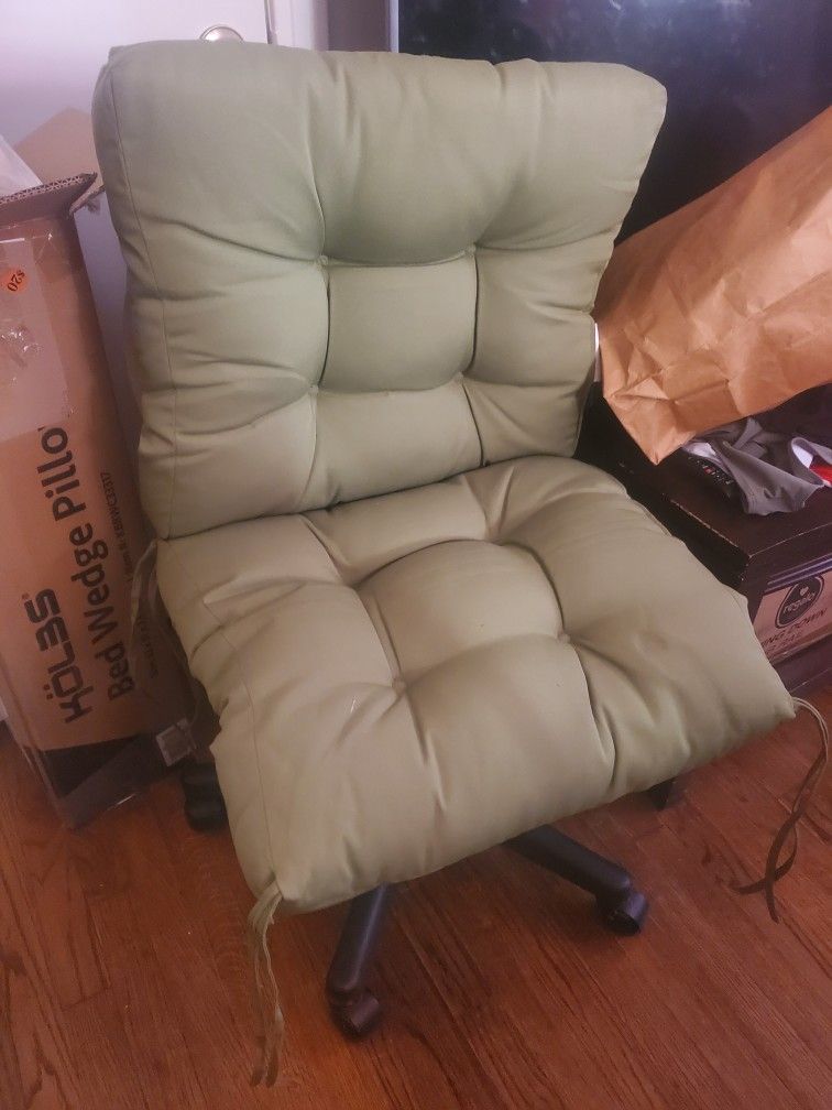 Rocking Chair Cushion Green Color