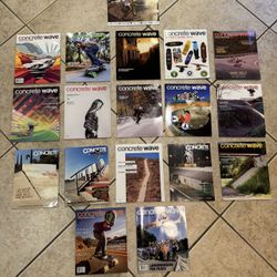 Concrete Wave Skateboarding Magazine Lot Of 18 Issues