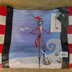 Harvey’s Nightmare Before Christmas Poster Tote Santa Jack Making Christmas NEW IN BAG!!