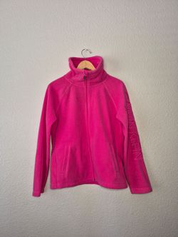 Calvin Klein Women’s Size S Performance Fleece Full Zip Sweatshirt Jacket Pink