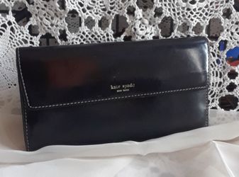 Kate Spade black clutch wallet
