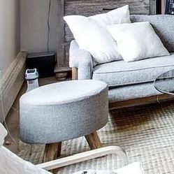 Modern Pouf On Legs 