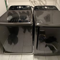 Black Samsung Washer And Dryer 
