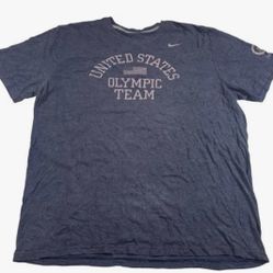 Nike Men's 2XL United States Olympic Team T-Shirt Blue London