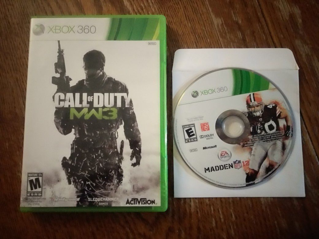 2 Games for Xbox 360