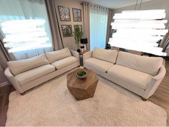 Crème Sofa Set