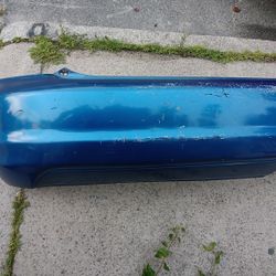 02 to 05 ep3 honda civic s I hatch back rear bumper s I blue$200