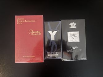 Designer Cologne Bundle- Baccarat- YSL Y- Creed Aventus (Yves Saint Laurent) (Perfume)