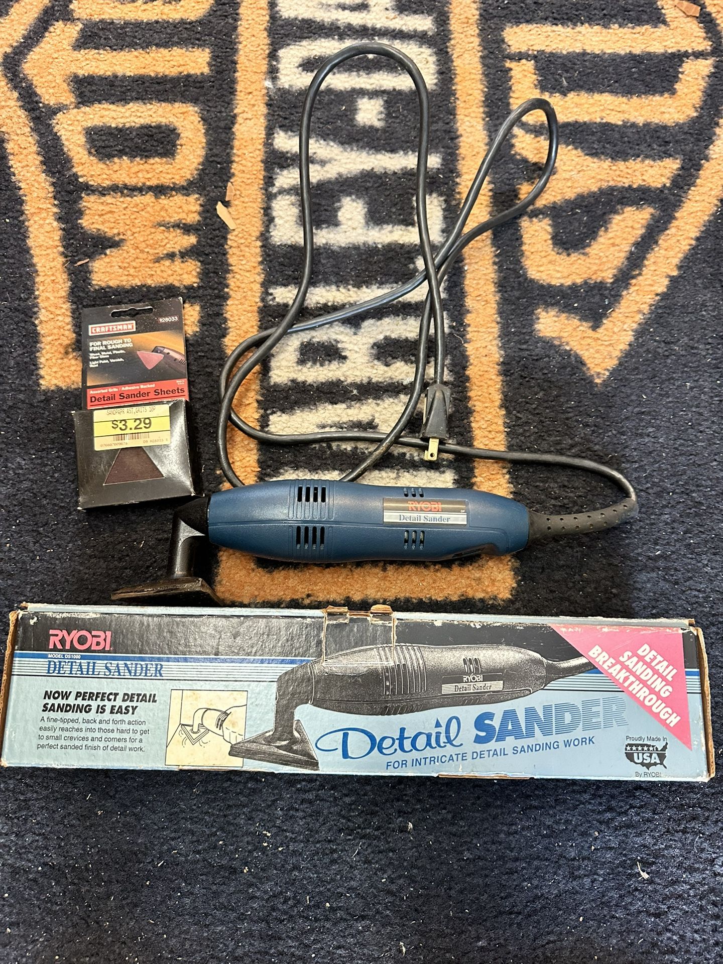Ryobi Detail Sander. Corded