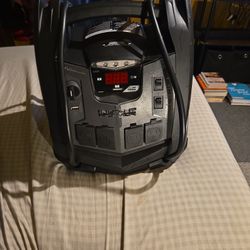 Schumacher 1500 Peak Amps Jumpstarter, Air Compresor, 12v Power Supply, And 120v Inverter.