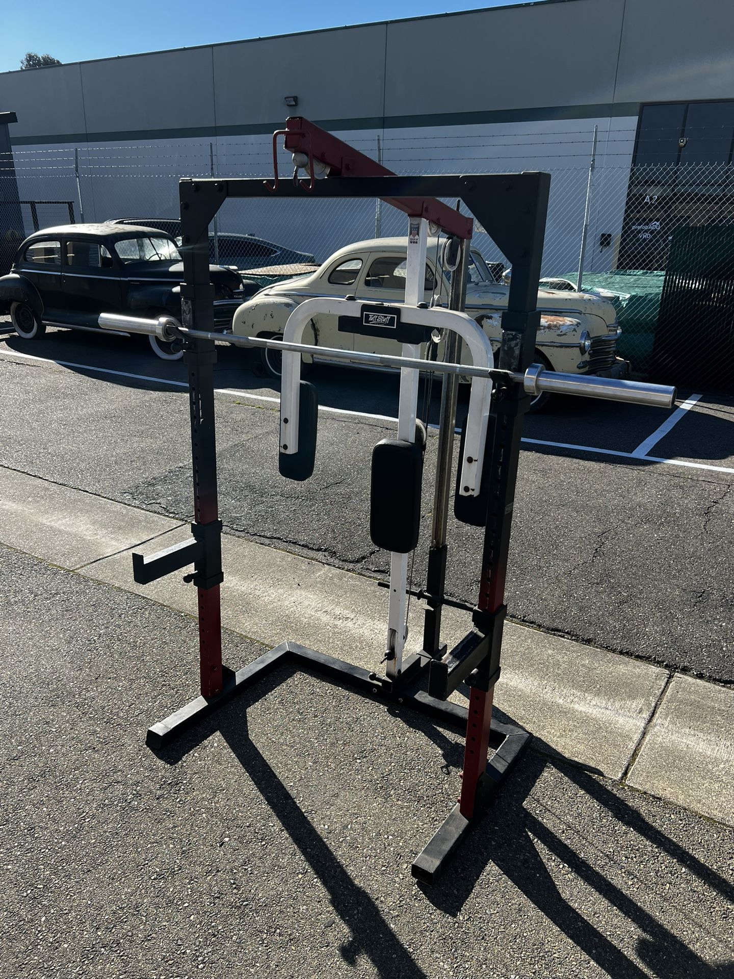 Tuff Stuff Half Rack / Squat Rack / Cable Gym