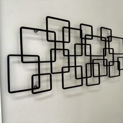 Metal Geometric Wall Art Decor