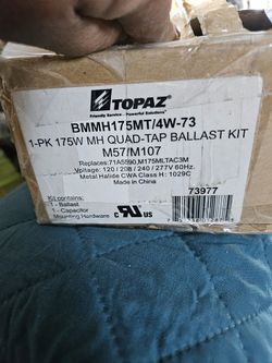 Topaz  Ballast Kit.  New Just Opened Box. Asking 30.00 