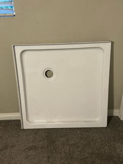 Shower pan 36” x 36”