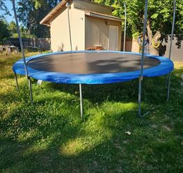 used trampoline.