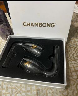 Chambong Flute Glass Champagne Shot Mini Rapid Consumption 3 oz 2-Pack