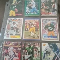 football, base ball an basket ball collectible cards