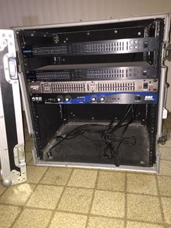 12U Rack with EQ’s and BBE processor