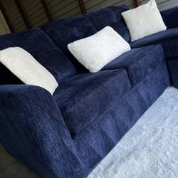Nice Blue Sectional Sofa 