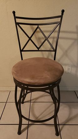 Wrought iron Swivel counter stool