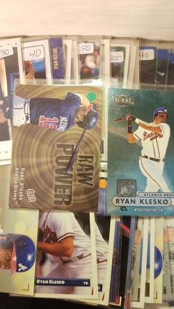 Ryan Klesko baseball card lot $10