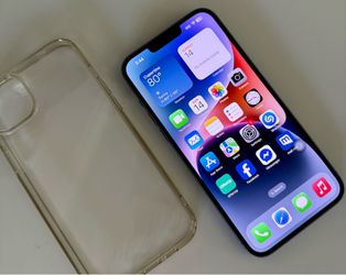 Appple iPhone 14 Plus, 128GB Factory Unlocked Come Brand New Clear Case !