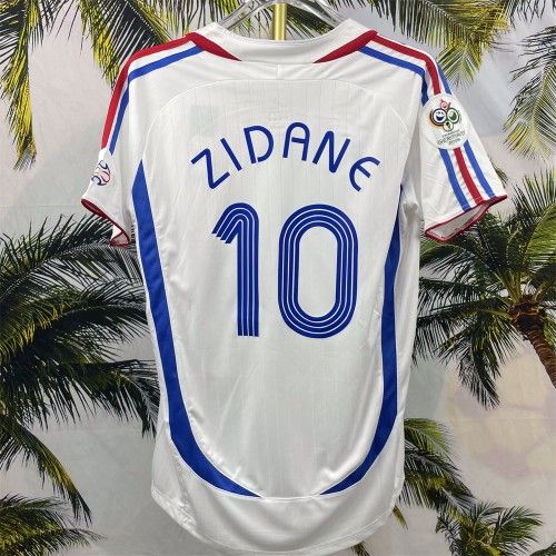  France Zidane No.10 Home  Soccer Jersey
