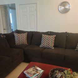 Sectional Sofa /Chocolate Brown