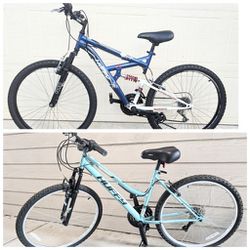 HIS & HER - Huffy RockCreek -26" Mountain bikes ($110 each/$200 both)
