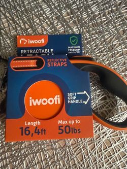 iWoofi Retractable Dog Leash 16.4ft 50lbs