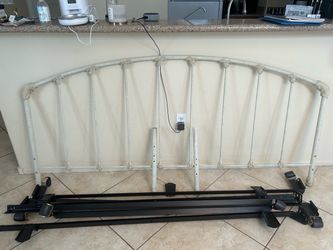 King Brass Bed Headboard and Frame