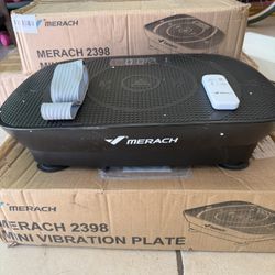MERACH Vibration Plate Exercise Machine, Whole Body Workout Equipment for Women, Bluetooth and Silicone Pedal, Vibration Plate with Auto Mode, Vibrate