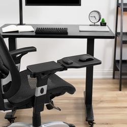 VIVO Wood Arm Rest Mouse Pad w/ Wrist Cushion