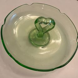 Uranium Glass Dish