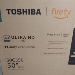 New Toshiba 50 Inch 4k Fire Tv 