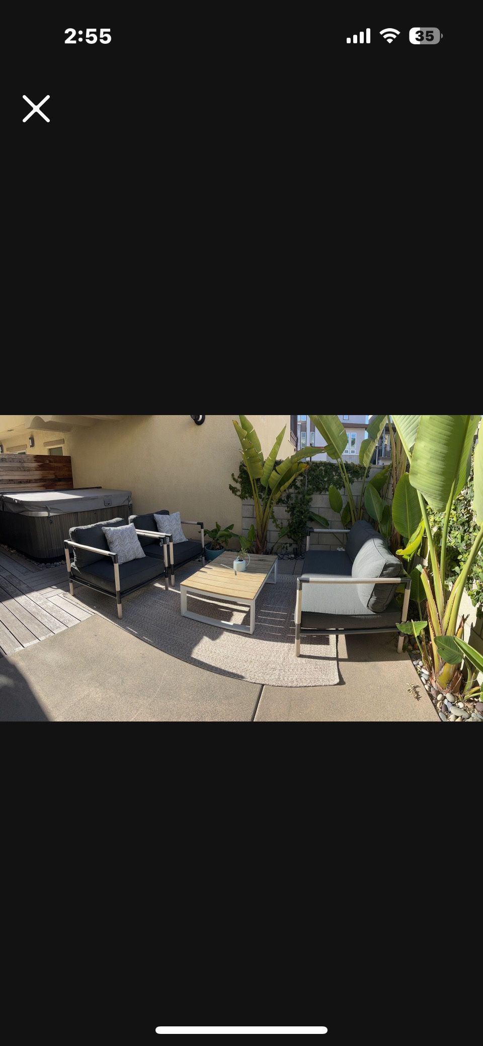 CB2 Patio Furniture & Coffee Table for Sale in Escondido, CA OfferUp
