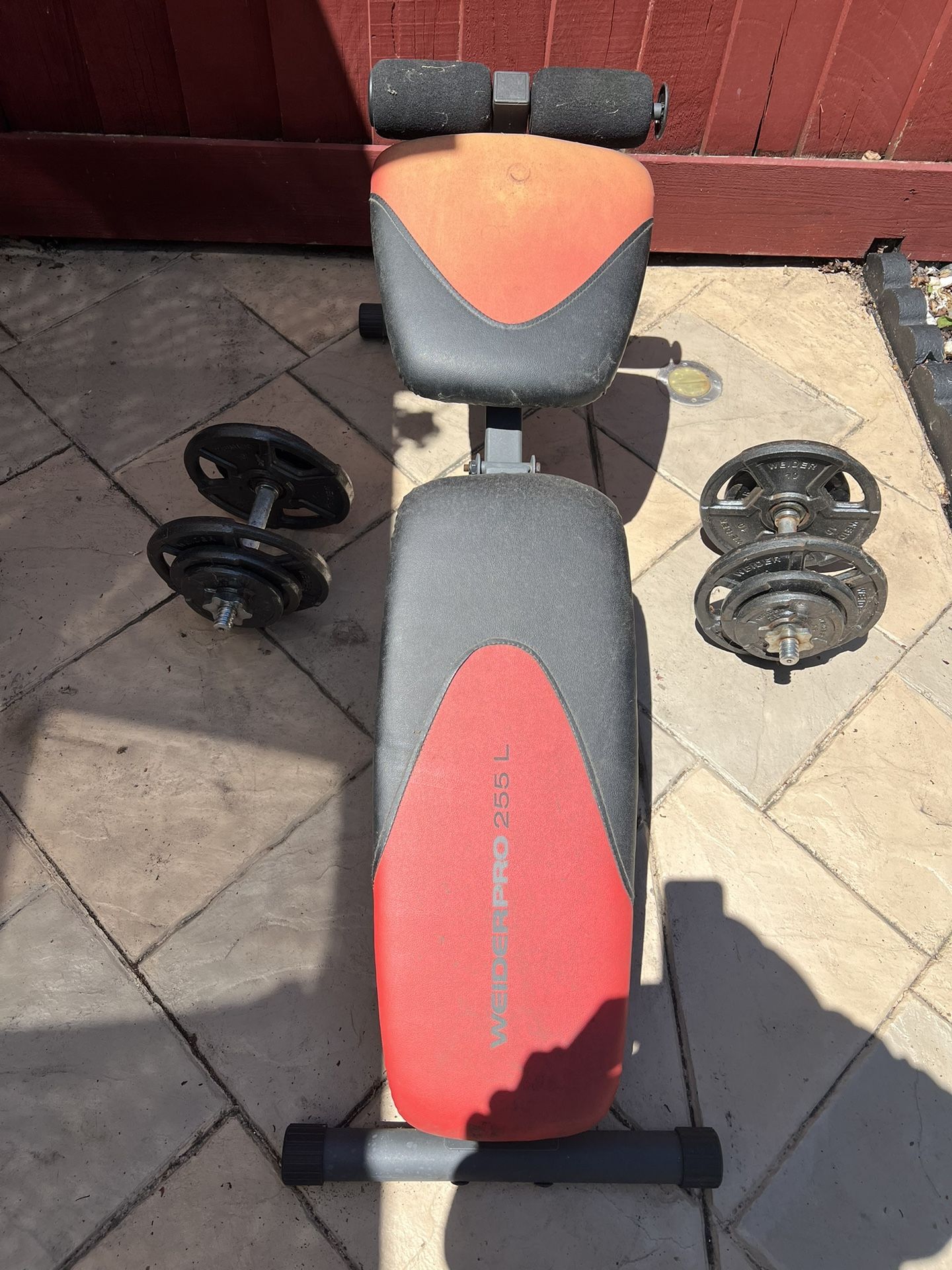 Workout Bench With Weights