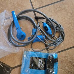 Portable Camping Shower, Camping Shower Kit, Portable Outdoor Kit with Adjustable 2.5 L min Flow Leakproof Design for Hiking Car Wash Outdoor Showerin