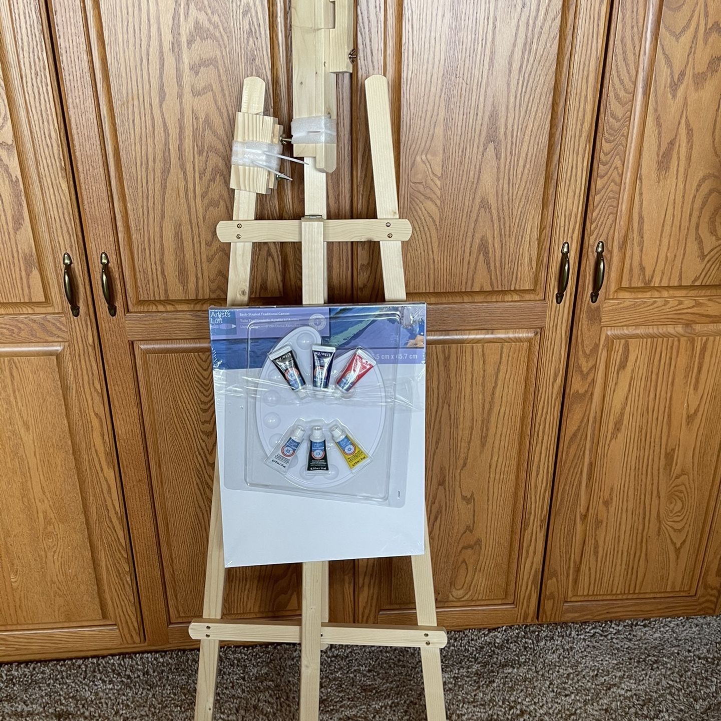 Art Easel With Canvas
