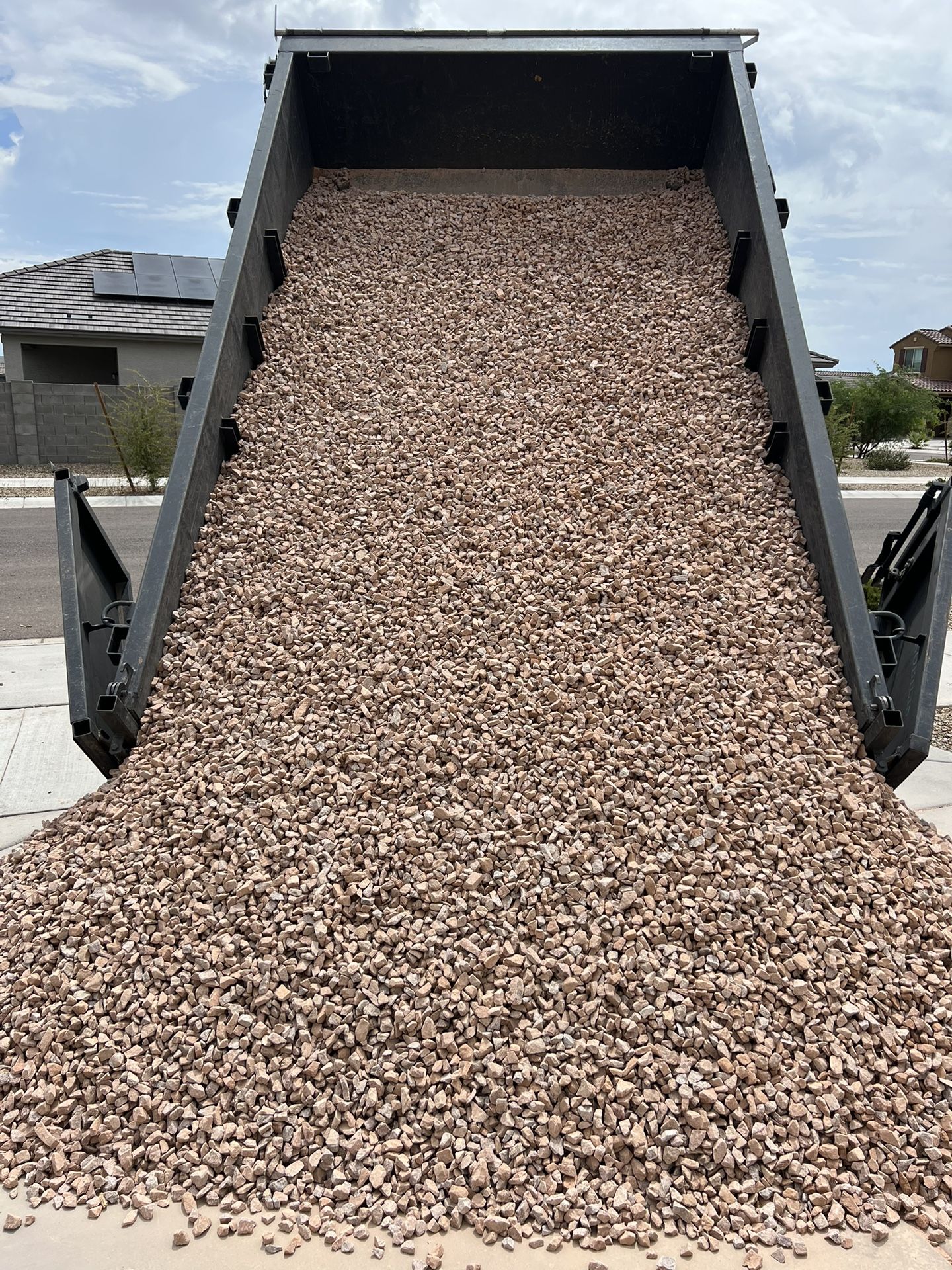 DECORATIVE GARDEN LANDSCAPE GRANITE SLATE YARD GRAVEL GRAVA GRABA PIEDRA ROCK