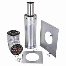  Rheem ProTech Stainless Steel 3 in. x 5 in. Horizontal Vent-Straight Termination Vent Kit